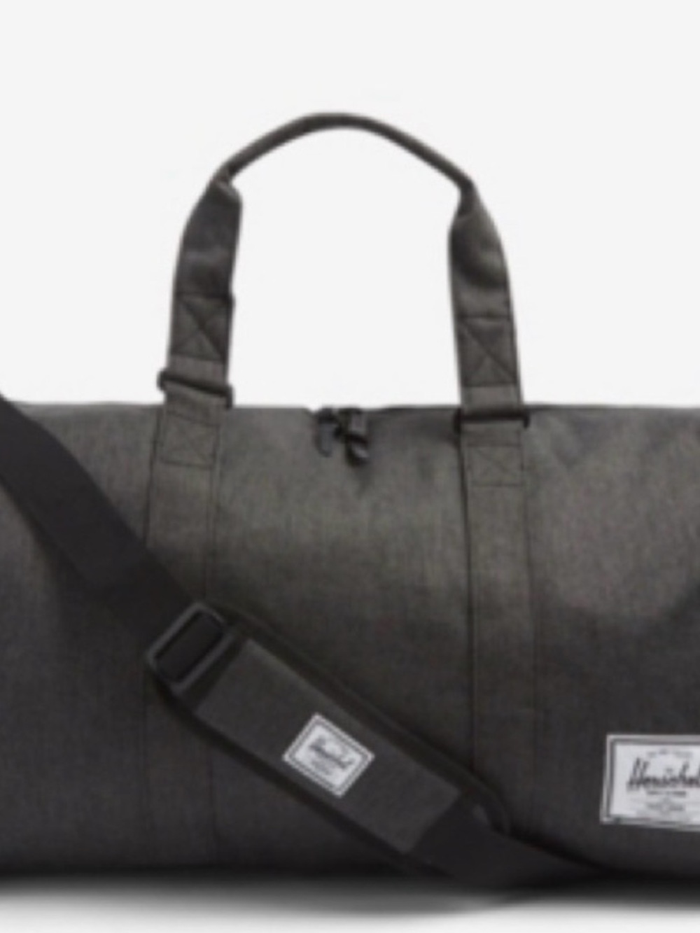 Herschel Supply Company Charcoal Travel Duffel with Strap